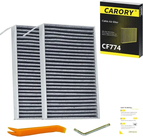 Vista 35 de Filtro de aire de cabina con carbón activado para Toyota Camry (2002-2006), Sienna (2004-2010), Avalon (2000-2004), Lexus RX350 (2007-2009), ES330
