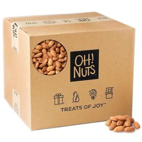 Vista 9 de Oh! Nuts Paquete a granel de almendras crudas, nueces de almendra a granel para aperitivos y hornear, almendras enteras totalmente naturales y altas