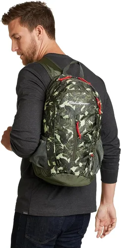 Vista 3 de Eddie Bauer Stowaway mochila unisex para adultos, 20 L, Rojo, Mameluco normal