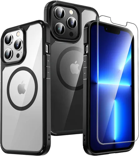 Vista 23 de TAURI Funda para iPhone 17, antiamarilleamiento con protector de pantalla, protección de grado militar, a prueba de golpes, delgada para iPhone 17