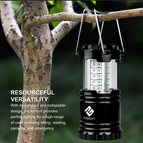 Vista 10 de Etekcity - Linterna LED de campamento, para suministros de emergencia para huracanes, para kits de supervivencia, cortes de energía, lámpara tipo