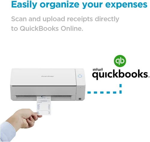 Vista 6 de ScanSnap iX1300 - Escáner compacto inalámbrico o USB de doble cara para documentos, fotos y recibos con alimentador automático de documentos