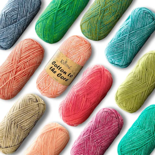 Vista 16 de Cotton to The Core - Hilo de algodón para ganchillo, paquete de 6 (852 yardas / 300G), patrones gratuitos, apto para principiantes - Hilo suave