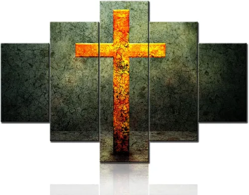 Vista 105 de TUMOVO Jesús Christian - Pintura sobre lienzo de 5 piezas