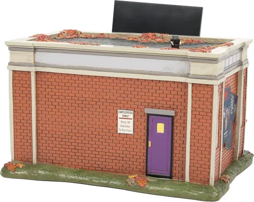 Vista 2 de Department 56 Elvira Mistress of The Dark Village Big Time Video Store - Edificio iluminado, 6 pulgadas, multicolor
