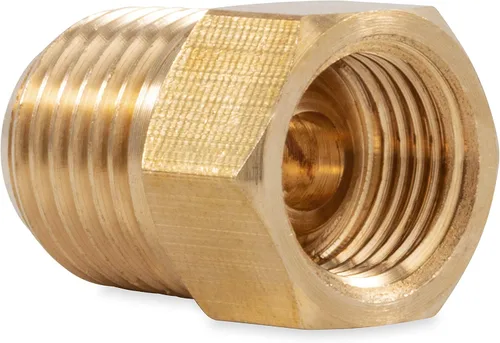 Vista 3 de Camco 59954 1/4" NPT macho x 1/4" hembra con válvula de retención para dispositivo de propano con destello invertido