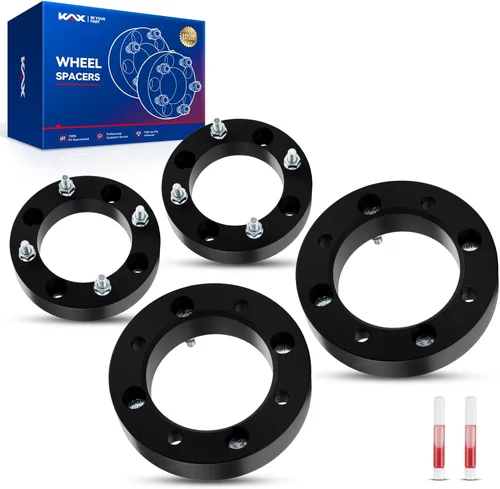 Vista 156 de KAX Espaciadores de rueda 4x4, adaptadores de espaciadores de rueda de 1" con pernos de 1/2" x20, diámetro del cubo de 59 mm, 2 piezas para Xpress