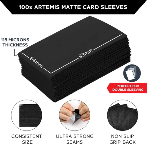 Vista 3 de Quiver Time Cajas para mazos de cartas de intercambio y paquete de fundas para cartas, compatibles con cartas de Magic: the Gathering y otros TCG