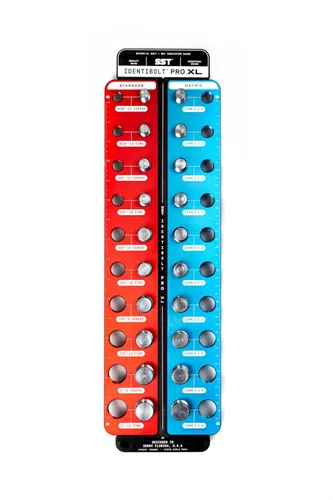 SST - Identibolt Pro XL - Verificador de Roscas Preciso y Montaje en Pared - Tuercas y Pernos de Tamaño Grande - Roscas Imperiales SAE y Métricas -