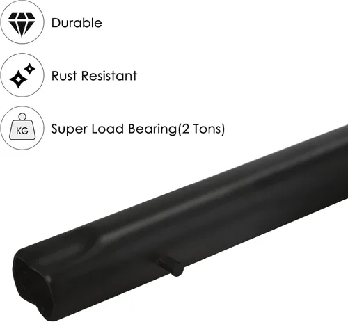 Vista 5 de XMJY 2 Toneladas Mango de Gato de Reemplazo—Soportes de Poste Hidráulico Horizontal para Automóviles Accesorios de Gato de Coche (Negro)