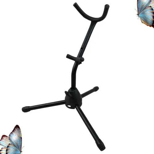 Vista 9 de Soporte de trípode para saxofón Saxofón Alto Tenor Saxofón Soporte Rack Instrumento Musical Portátil