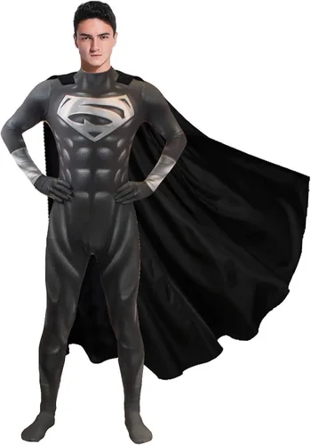 Disfraz de superhéroe de lujo para hombre de Halloween, overol Zentai, overol para niños y adultos