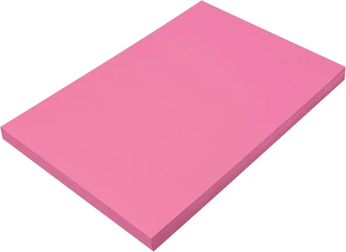 Vista 15 de Prang (Formerly SunWorks) Papel de construcción, rosa, 12 x 18 pulgadas, 100 hojas Rosado
