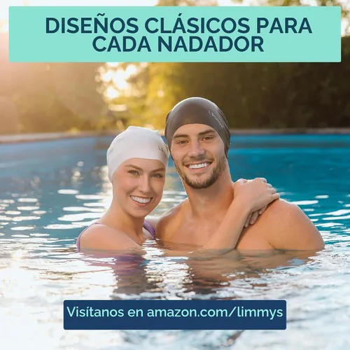 Vista 8 de Limmys Gorro de Natación Premium para Mujeres con Cabello Largo – Gorro de Natación de Silicona Suave para Mujeres – Cómodo, Ajuste con Espacio Negro