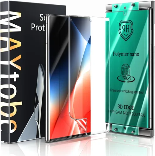 Vista 10 de MAYtobe 2 protectores de pantalla para Samsung Galaxy Note 10 Plus película