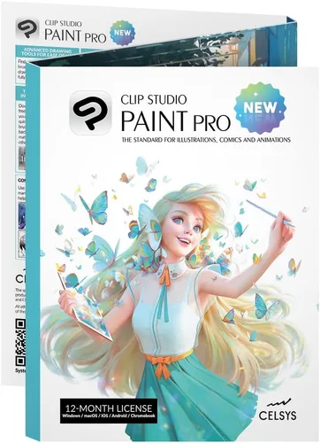 Vista 3 de CLIP STUDIO PAINT PRO - Version 2 12 Months License 1 Device for PC, macOS, iPad, iPhone, Galaxy, Android, Chromebook