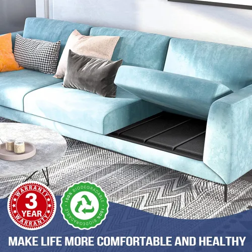 Vista 16 de Jin&Bao Soporte de cojín de sofá para flacidez, cojín de sofá de madera maciza resistente, soporte de 21 a 45 pulgadas para sofá biplaza, soporte