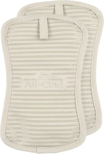 Vista 14 de All-Clad Soporte Premium para Ollas y Almohadilla Térmica: Resistente al Calor hasta 500 Grados - 100% Algodón, Almohadilla Térmica de 10"x6.25