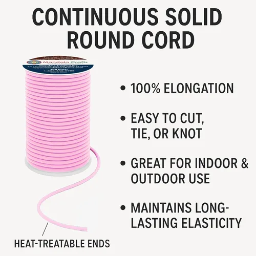 Vista 141 de Mandala Crafts Cordón elástico aguamarina de 0.039 in para la fabricación de joyas – 109 yardas de cordón elástico redondo cuerdas elásticas