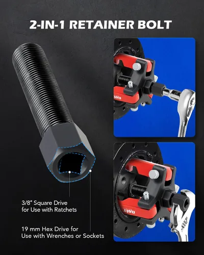 Vista 7 de Orion Motor Tech Kit de extractor de equilibrador armónico, juego de extractores de 3 mandíbulas ajustables para quitar amortiguadores armónicos