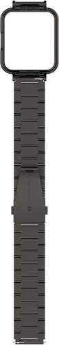 Vista 5 de Chofit Compatible con Redmi Watch 2 lite con funda, correa de metal de acero inoxidable mejorada con protector de pantalla para Redmi Watch 2 lite
