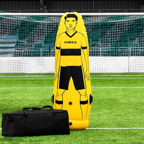 FORZA Maniquí de aire de fútbol profesional (Junior y Senior) | Maniquíes inflables de entrenamiento de tiro libre de fútbol | Paquete de 1, 3 o 5