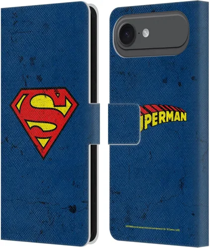 Vista 21 de Head Case Designs Funda de piel con licencia oficial de Superman DC Comics con logotipos negros y rojos compatible con Apple iPhone 11