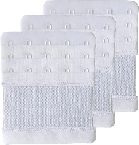 Vista 9 de SAMGU Extensores de brasier para mujer, 2 ganchos, 3 ganchos, 4 ganchos, 5 ganchos, 6 ganchos, correa de extensión de brasier elástica suave 2