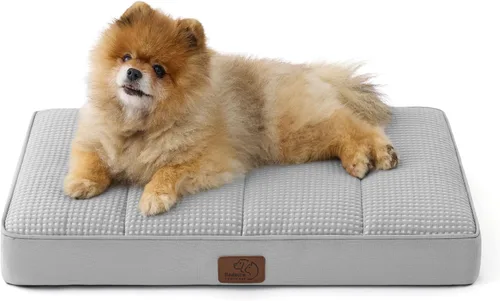 Vista 44 de Bedsure Camas para Perros de Tamaño Grande – Cómodas Camas Planas para Mascotas con Funda Extraíble Lavable, Colchoneta de Espuma Ortopédica tipo