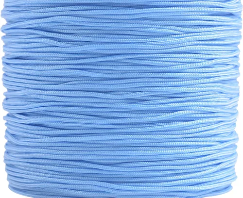 Vista 92 de KONMAY 1 rollo de cuerda de nailon para hacer pulseras de 150 yardas, trenzado de nailon Shamballa Macramé/cordón de cuentas de 0.4mm, cordón