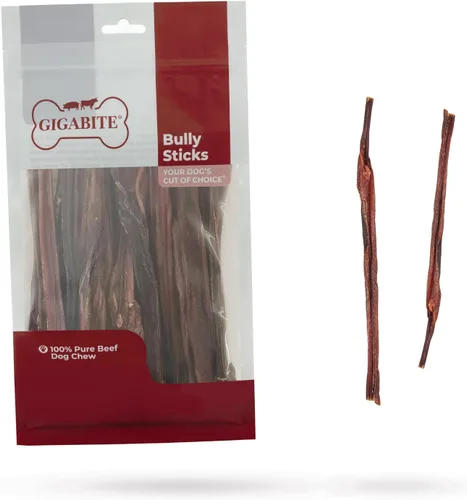 Vista 8 de GigaBite de ingrediente único, 100% natural, de rango libre, golosinas y masticables Bully - Palitos Bully/Palitos de vejiga/Esófago de res de Best