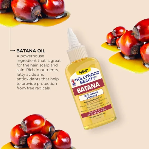 Vista 2 de Hollywood Beauty Aceite de batana para cabello, cuero cabelludo y piel (2 fl oz)