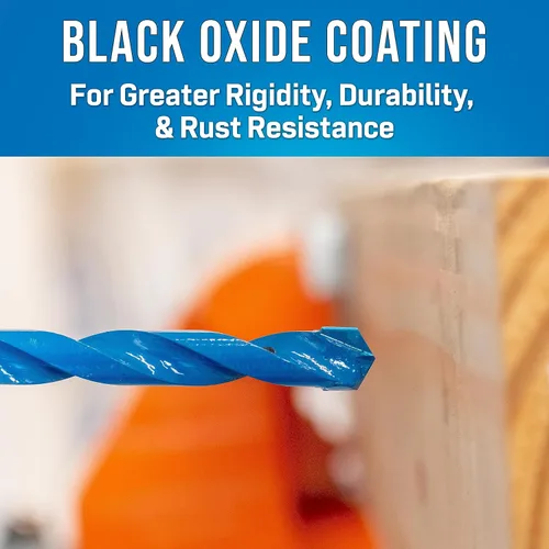 Vista 6 de Jonard Tools DBC-1218 Broca combinada para campanero, madera y mampostería, 1/2" x 18