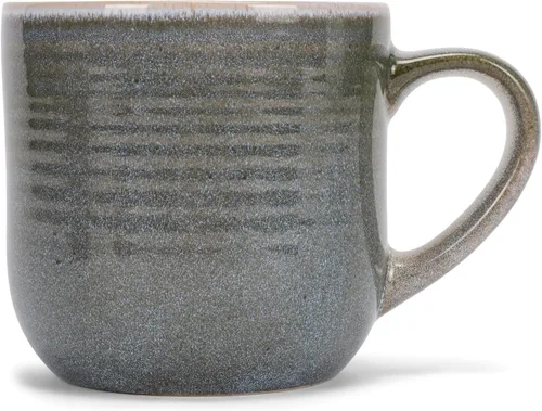 Elanze Designs Glossy Reactive Glaze - Taza grande de 17 onzas líquidas para cocina, de grado alimenticio, cerámica de grado alimenticio, taza de