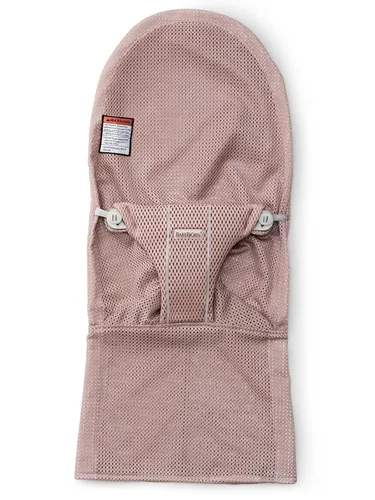 Vista 2 de BabyBjörn Asiento de tela para gorila, malla, rosa polvoriento