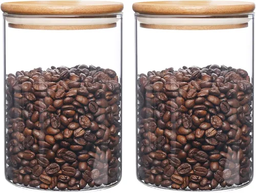 Vista 8 de umieo 50oz (1400ml) Tarro de vidrio con tapa hermética de 1400ml Recipiente de almacenamiento de alimentos de vidrio con tapa de bambú, recipientes