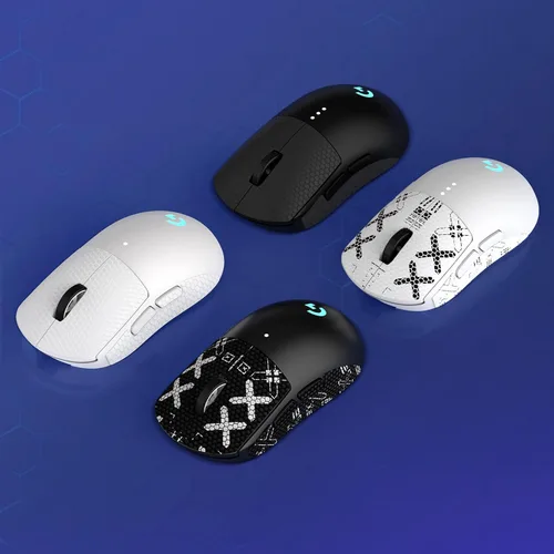 Vista 7 de JINGDU Funda antideslizante compatible con Logitech G PRO Wireless Gaming Mouse, cinta de agarre antideslizante, agarre a prueba de sudor de ratón