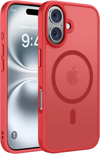 Vista 41 de Miracase - Funda magnética para iPhone 13 de 6.1 pulgadas (compatible con MagSafe) (con 2 protectores de pantalla), protección de grado militar