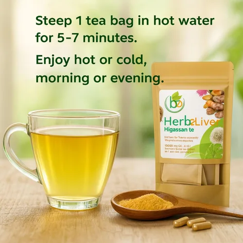 Vista 8 de Cardo mariano, cúrcuma, diente de león, boldo y cuachalalate TÉ (cardo lechero, cúrcuma, diente de león, boldo y cuachalalate) 24 Bolsitas de té