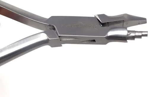 Vista 5 de Alicates jóvenes de ortodoncia, llaves orales dentales dobles y triples dobleces de arco de alambre de doblez formando alicates, instrumento