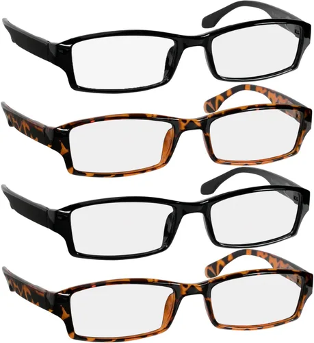 Vista 18 de TruVision Readers Gafas de lectura, bisagras de resorte cómodas para hombres y mujeres, 9501HP