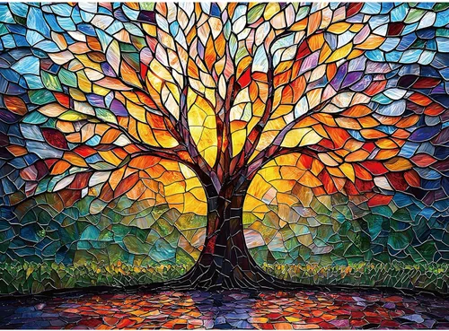 Vista 13 de Rompecabezas para adultos de 500 piezas, rompecabezas de águila – Eagle Park, rompecabezas de águilas imposibles, tamaño acabado 20.47 x 14.96