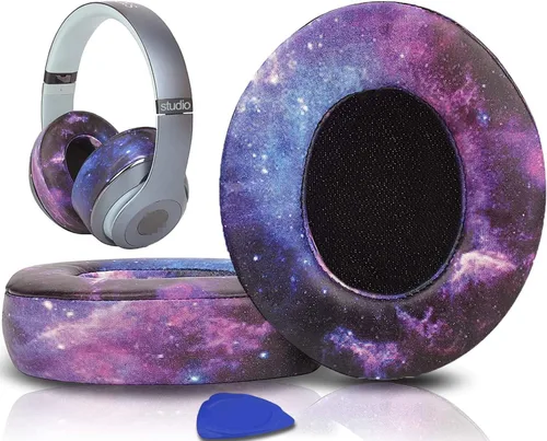 Vista 11 de SoloWIT Almohadillas de repuesto para auriculares Beats Studio 2 y Studio 3 con cable/inalámbricos sobre la oreja, almohadillas para los oídos