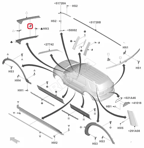 Vista 4 de Rexka Clips de retención para moldura de parabrisas compatibles con Ford Explorer 2011-2019 BB5Z-78519R44-A BB5Z78519R44A