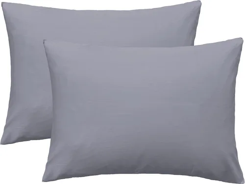 Vista 9 de iMaylex Fundas de almohada suaves 100% algodón egipcio con cierre de cremallera, acogedoras y ligeras, juego de 2, albaricoque, estándar, 20 x 26