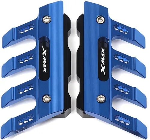 Vista 13 de Para Yamaha X-MAX Xmax 125 250 300 400 Protector lateral de caída de motocicleta Protector de horquilla delantera Protector de guardabarros Negro