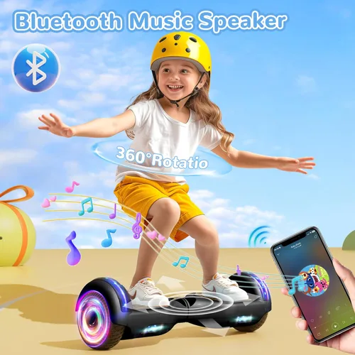 Vista 3 de SISIGAD Scooter, 6.5" Flash Wheels & Corlorful LED Lights, All for Girls Boys Kids Ages 6+