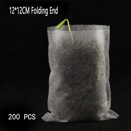Bolsas de cultivo de plantas, 200 bolsas de cultivo no tejidas biodegradables, transpirables, bolsas de cría (4.7 x 4.7 in)