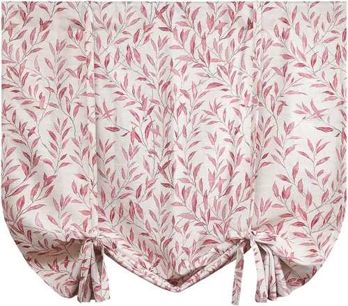Vista 28 de VOGOL Cortinas pequeñas para ventana, lindas cortinas cortas con estampado de pájaros para cuarto de bebé, baño, cafetería, puerta, cabeza, 30 x 24