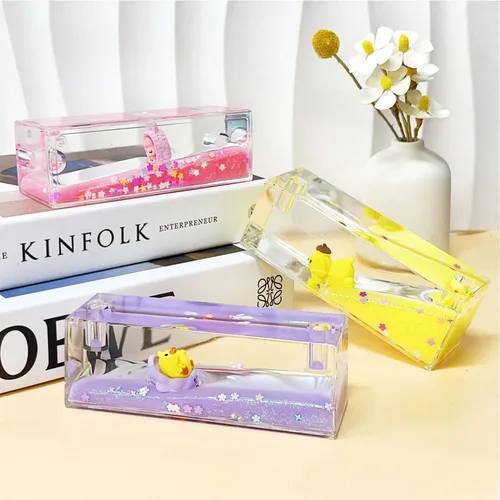 Vista 6 de Molde Rectangular de Resina de Silicona con Marco de Madera, Molde de Epoxi Reutilizable para Preservación de Flores DIY, Sujetalibros de Resina